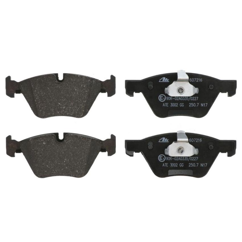 ATE 607216 ATE Original Semi-Metallic Front Disc Brake Pad Set 607216 for BMW