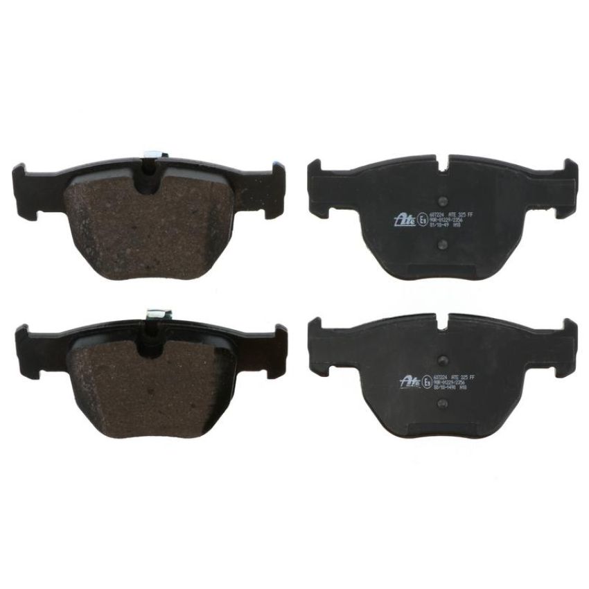 ATE 607224 ATE Original Semi-Metallic Front Disc Brake Pad Set 607224 for Land Rover
