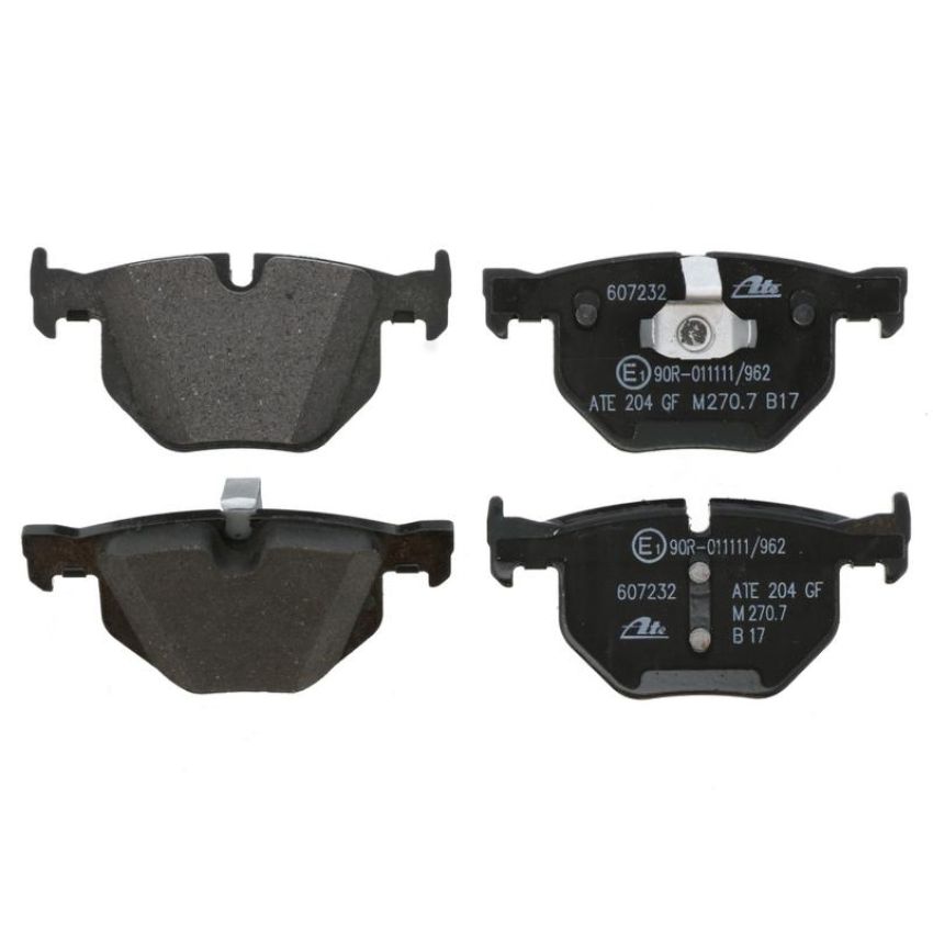 ATE 607232 ATE Original Semi-Metallic Rear Disc Brake Pad Set 607232 for BMW