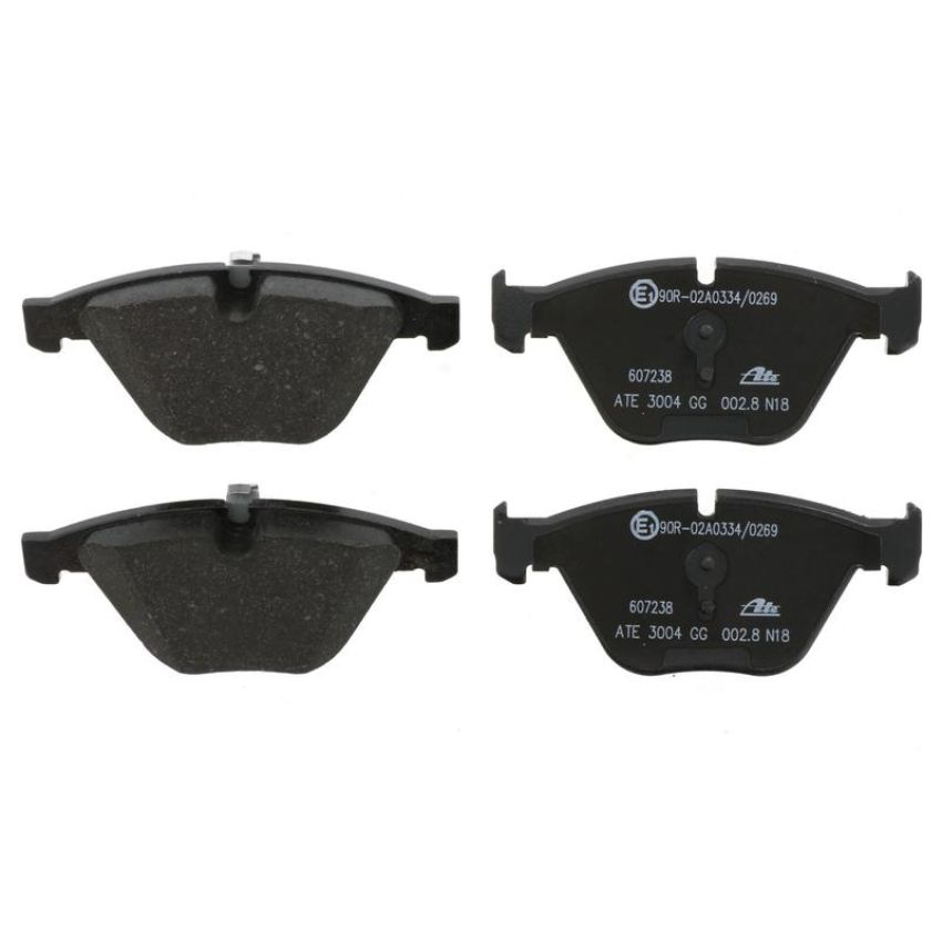 ATE 607238 ATE Original Semi-Metallic Front Disc Brake Pad Set 607238 for BMW