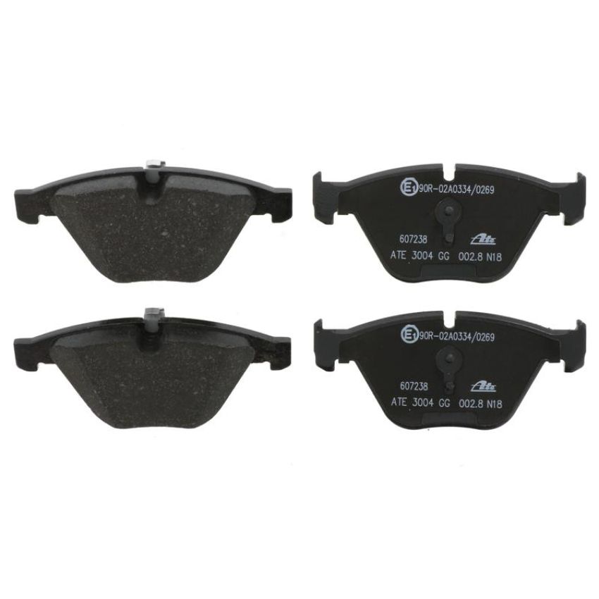 ATE 607238 ATE Original Semi-Metallic Front Disc Brake Pad Set 607238 for BMW