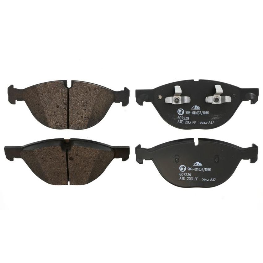 ATE 607239 ATE Original Semi-Metallic Front Disc Brake Pad Set 607239 for BMW