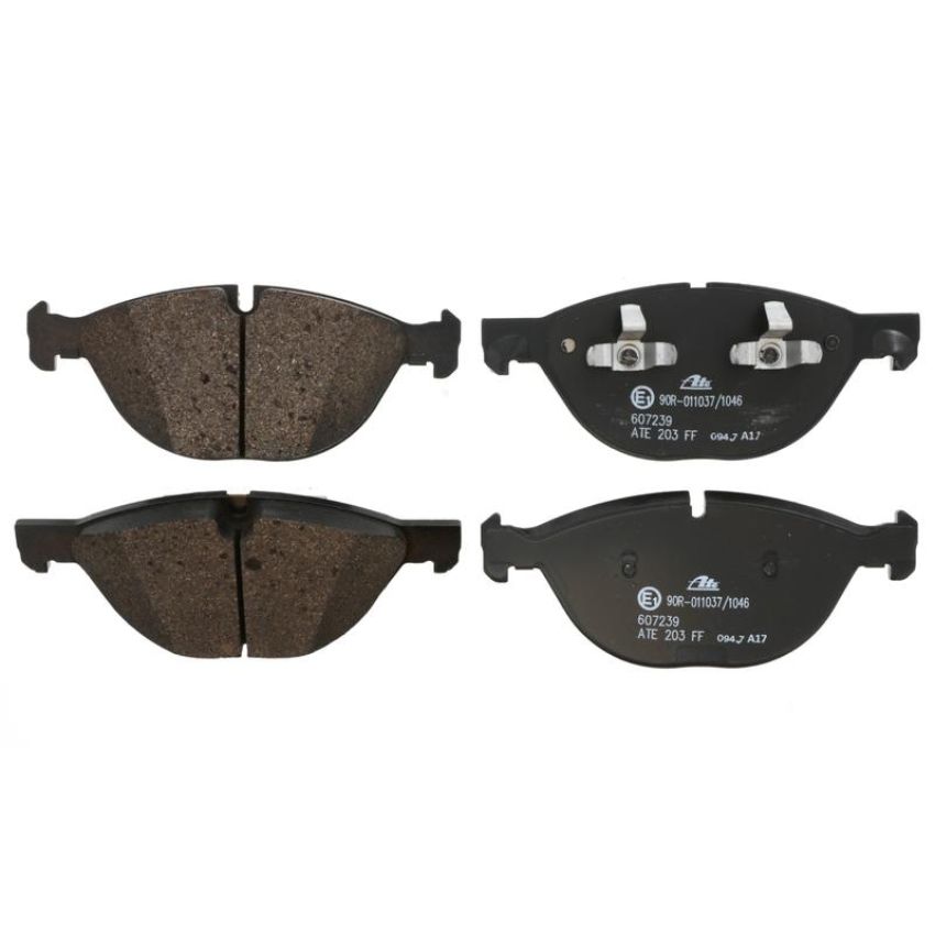ATE 607239 ATE Original Semi-Metallic Front Disc Brake Pad Set 607239 for BMW
