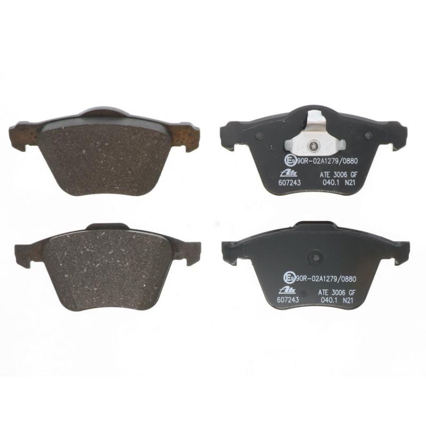 ATE 607243 ATE Original Semi-Metallic Front Disc Brake Pad Set 607243 for Volvo