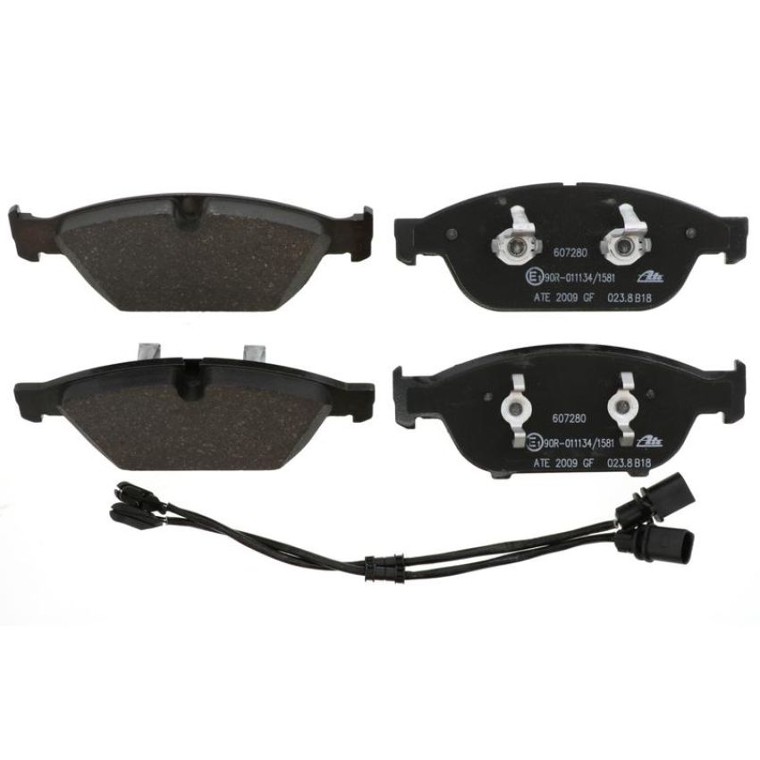 ATE 607280 ATE Original Semi-Metallic Front Disc Brake Pad Set 607280 for Audi
