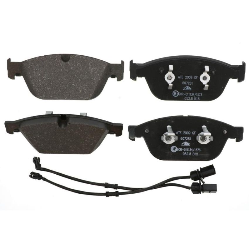 ATE 607281 ATE Original Semi-Metallic Front Disc Brake Pad Set 607281 for Audi