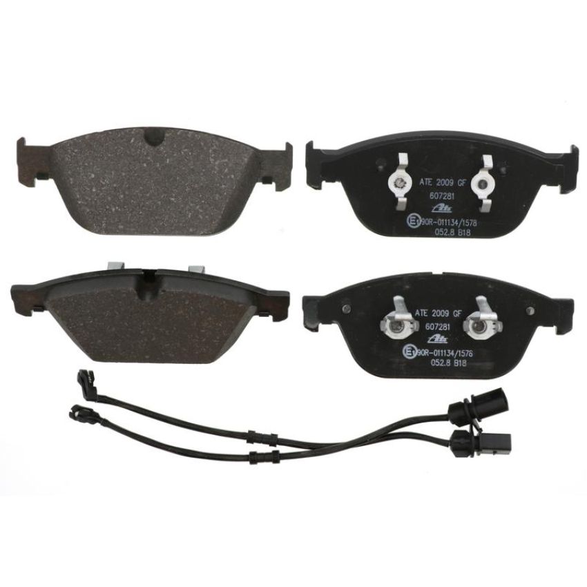 ATE 607281 ATE Original Semi-Metallic Front Disc Brake Pad Set 607281 for Audi