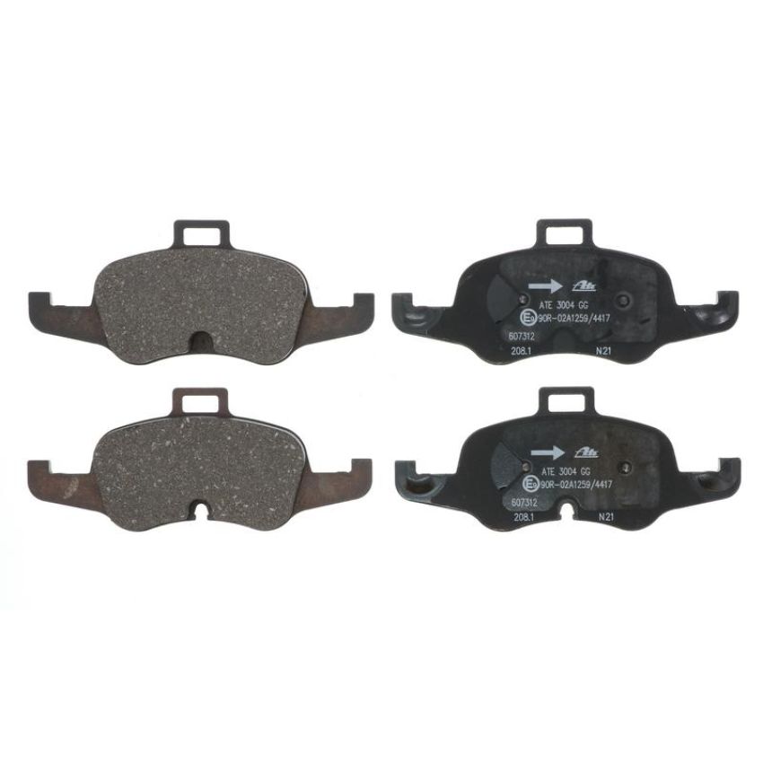 ATE 607312 ATE Original Semi-Metallic Front Disc Brake Pad Set 607312 for Audi