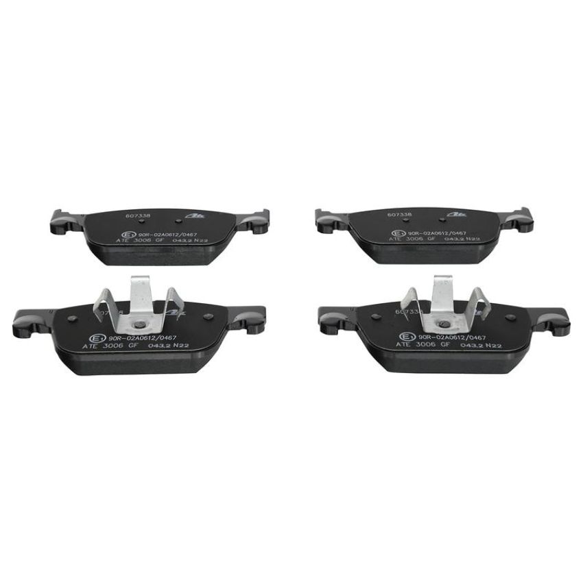 ATE 607338 ATE Original Semi-Metallic Front Disc Brake Pad Set 607338 for Volvo