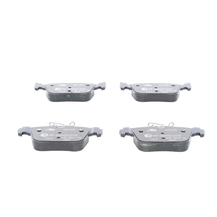 ATE 607355 ATE Original Semi-Metallic Rear Disc Brake Pad Set 607355 for Audi