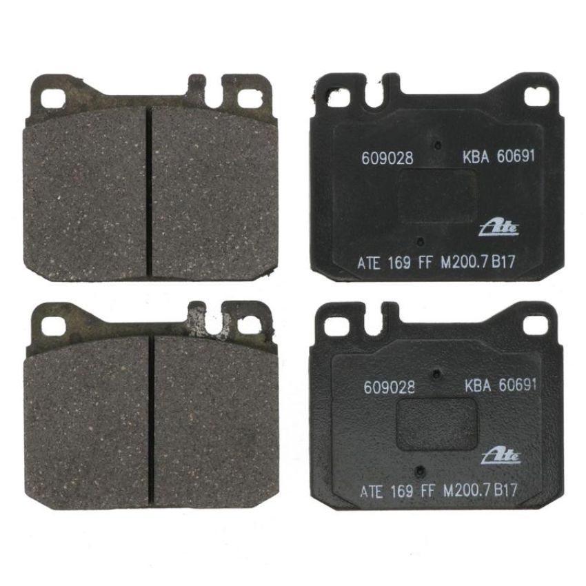 ATE 609028 ATE Original Semi-Metallic Front Disc Brake Pad Set 609028 for Mercedes-Benz