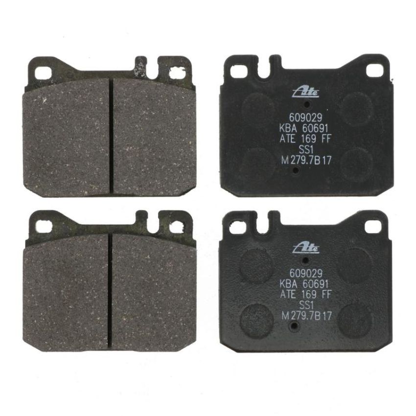 ATE 609029 ATE Original Semi-Metallic Front Disc Brake Pad Set 609029 for Mercedes-Benz