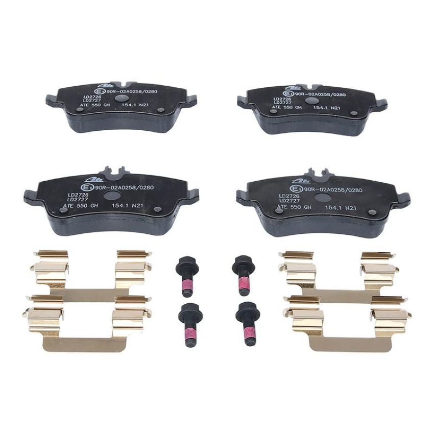 ATE LD2727 ATE Ceramic Front Disc Brake Pad Set LD2727 for Mercedes-Benz