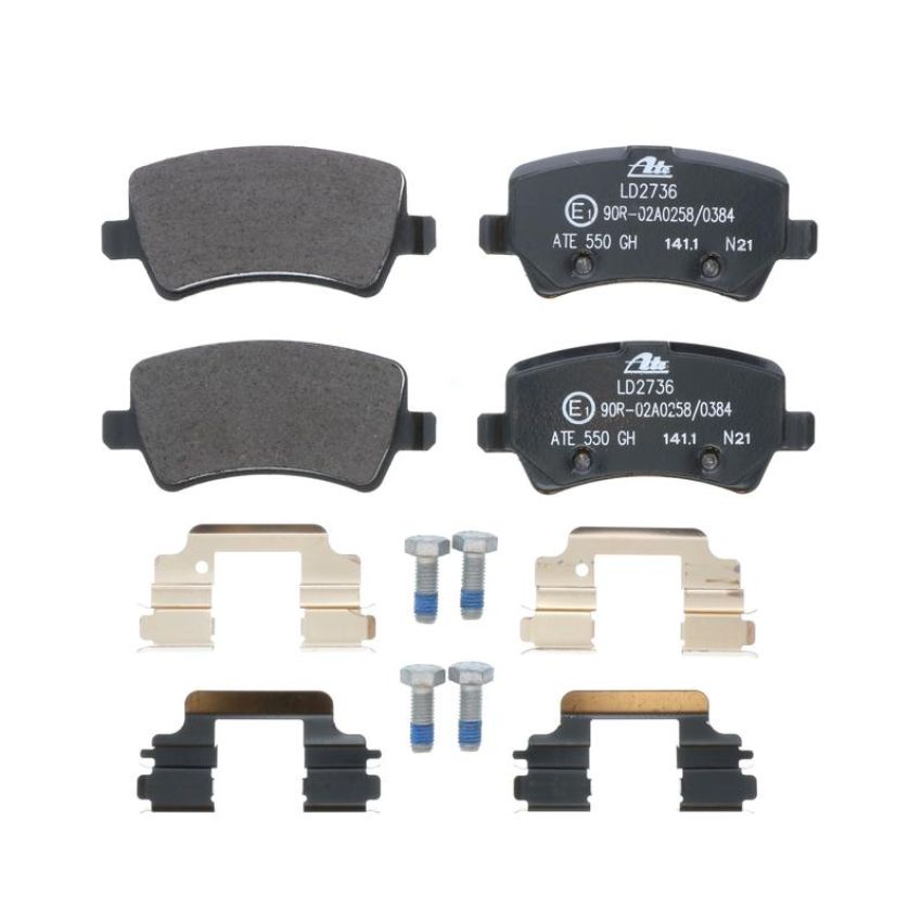 ATE LD2736 ATE Ceramic Rear Disc Brake Pad Set LD2736 for Volvo