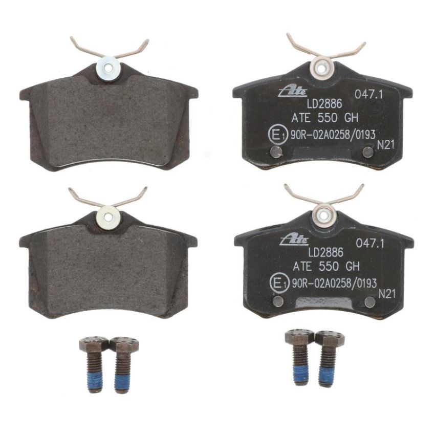 ATE LD2886 ATE Ceramic Rear Disc Brake Pad Set LD2886 for Audi, Volkswagen
