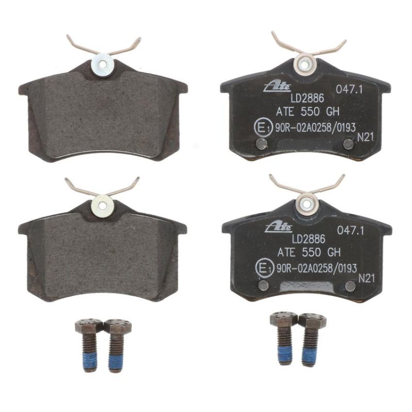 ATE LD2886 ATE Ceramic Rear Disc Brake Pad Set LD2886 for Audi, Volkswagen