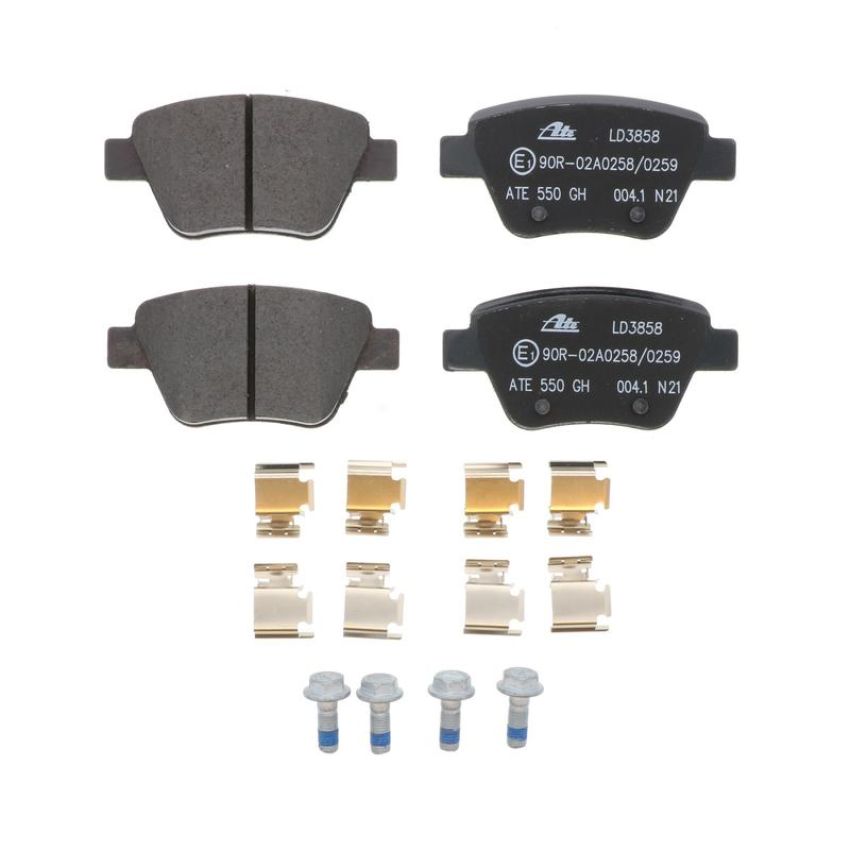 ATE LD3858 ATE Ceramic Front Disc Brake Pad Set LD3858 for Audi, Volkswagen