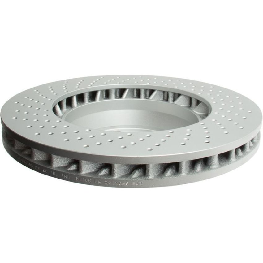 ATE SP34102 ATE Coated Single Pack Front Right Disc Brake Rotor SP34102 for Porsche
