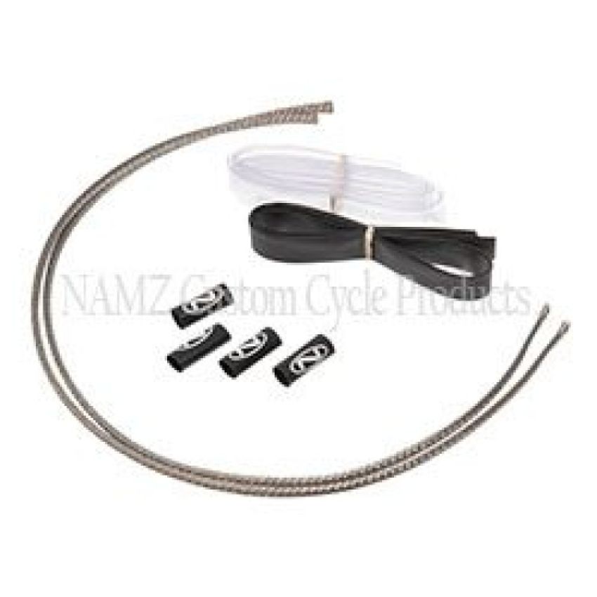 NAMZ NHCH-20DIY Internal Handlebar DIY Kit SS Braided
