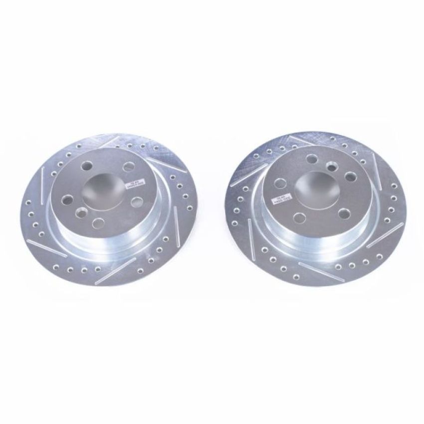 PowerStop EBR1658XPR PowerStop Evolution Performance Drilled, Slotted & Plated Brake Rotor Pair