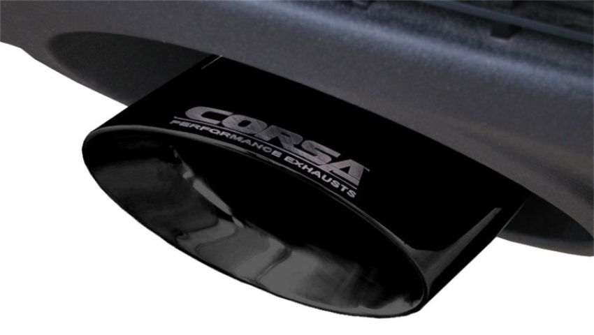 CORSA Performance 14951BLK Corsa 2011-2015 Chevrolet Camaro Convertible SS 6.2L V8 Manual Black Sport Cat-Back + XO Exhaust