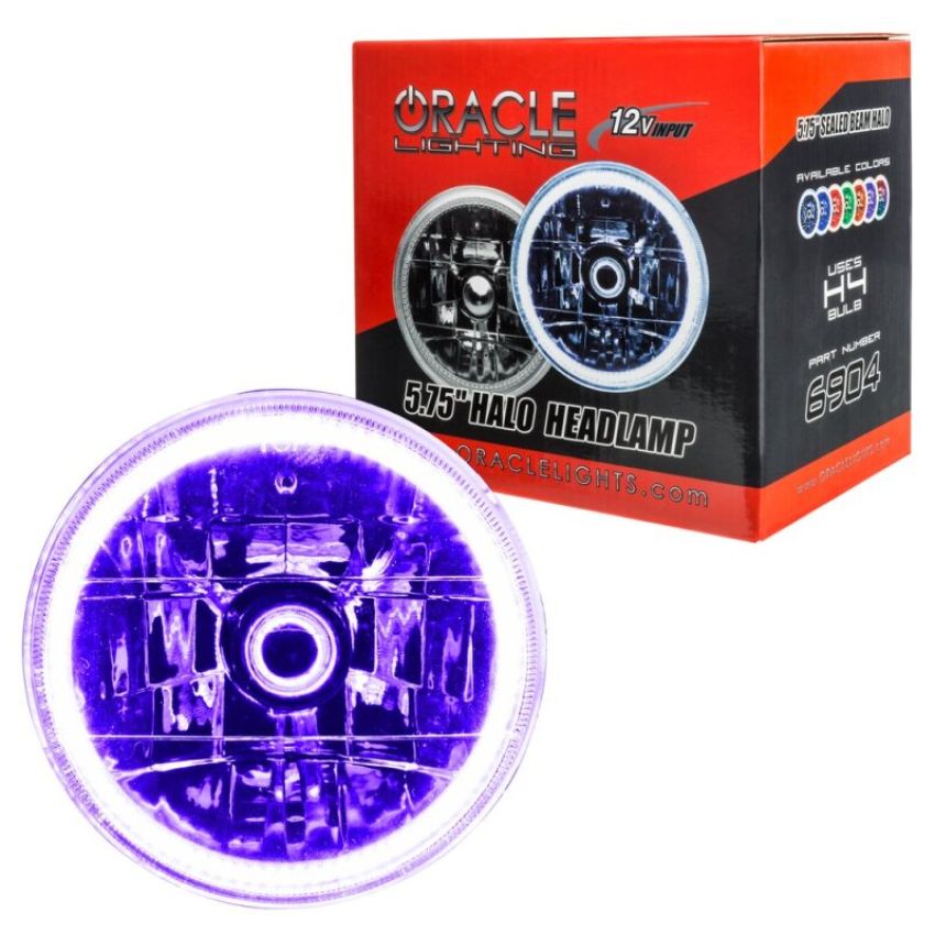 Oracle Lighting 6904-007 Pre-Installed Lights 5.75 in. Sealed Beam, UV/Purple
