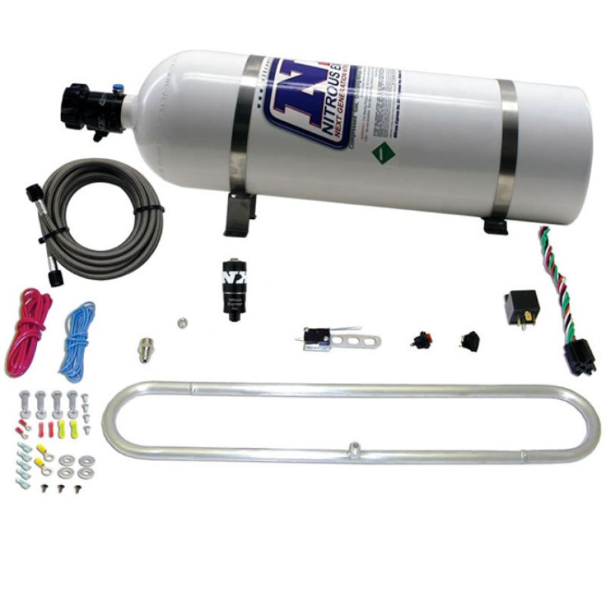 Nitrous Express 20000-15 N-TERCOOLER system with 15LB BOTTLE