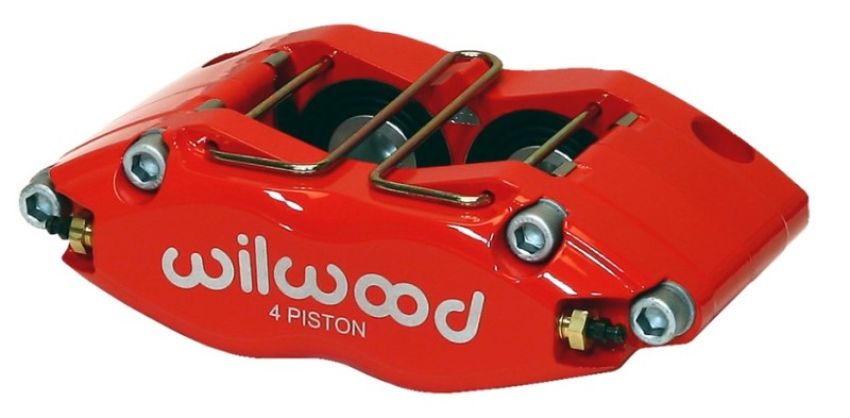 Wilwood 120-7374-RD Caliper-Dynapro Radial-Red 1.25in Pistons 0.81in Disc