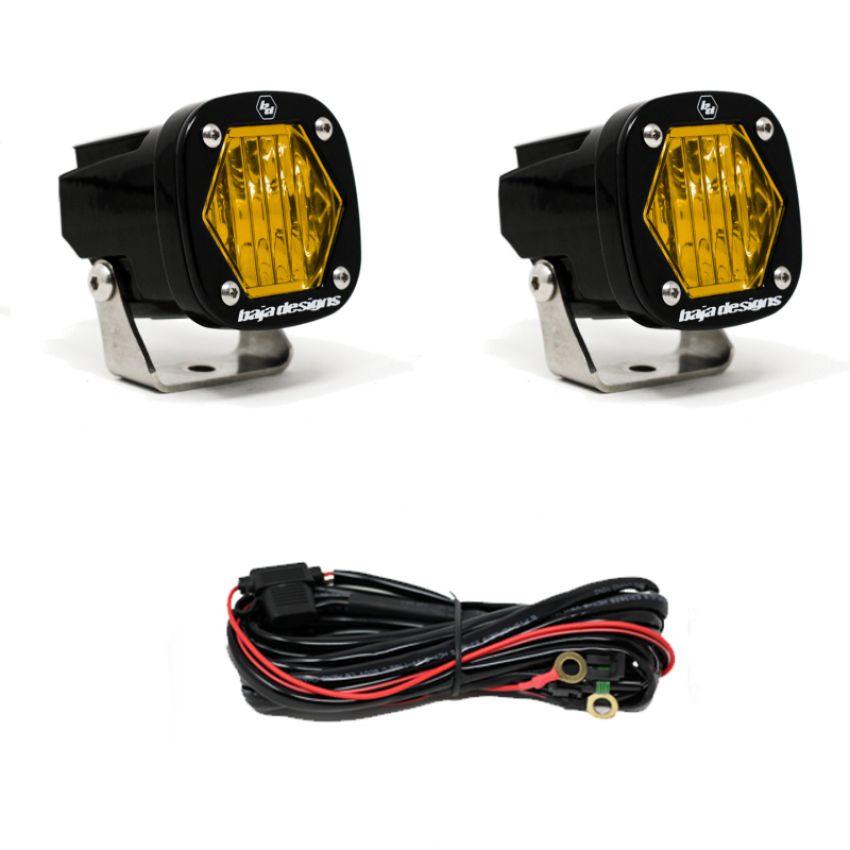 Baja Designs 387815 S1 Black LED Auxiliary Light Pod Pair