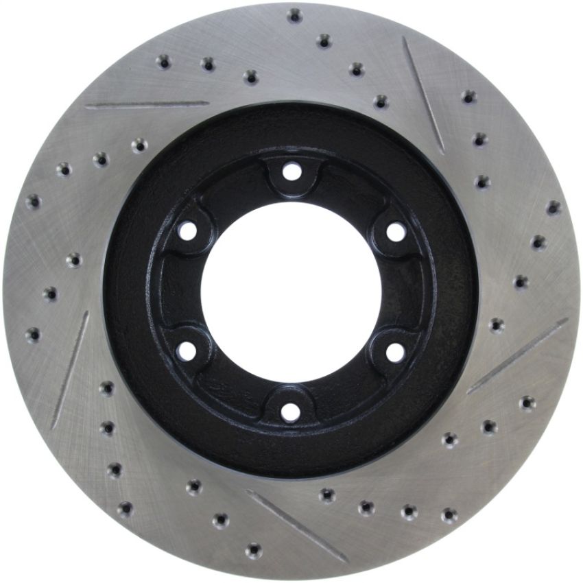 Stoptech 127.44093R Slotted & Drilled Sport Brake Rotor