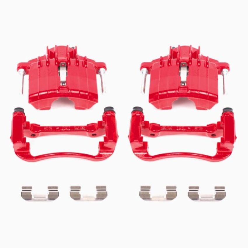 PowerStop S4646 Red Powder Coated Calipers