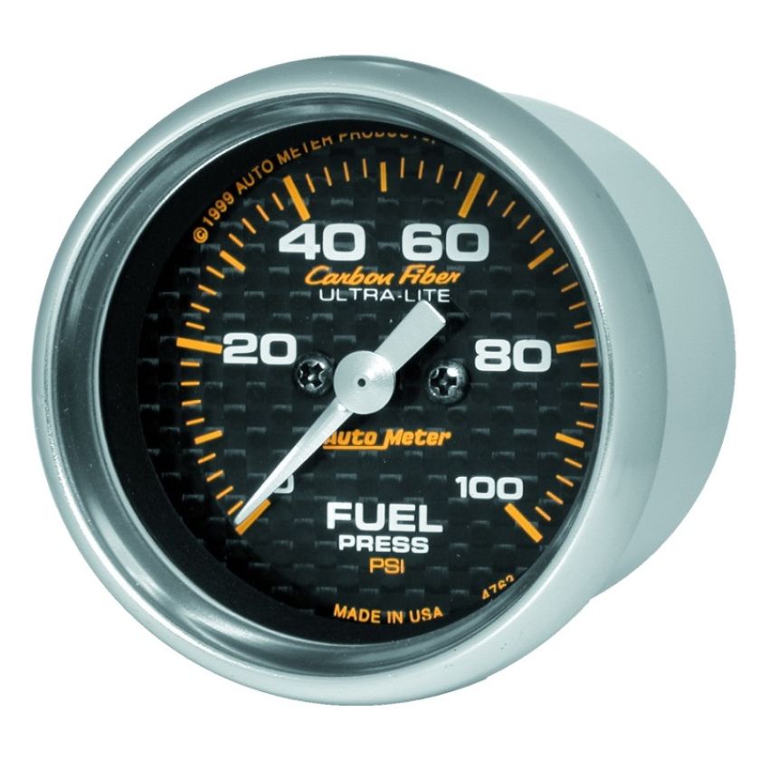 AUTOMETER ATM4763 C/F 2-1/16in Fuel Press. Gauge 0-100PSI