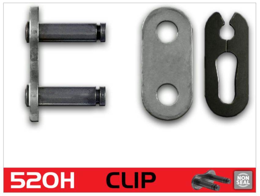 RK Chain 520H-CL 520H Clip Link - Natural