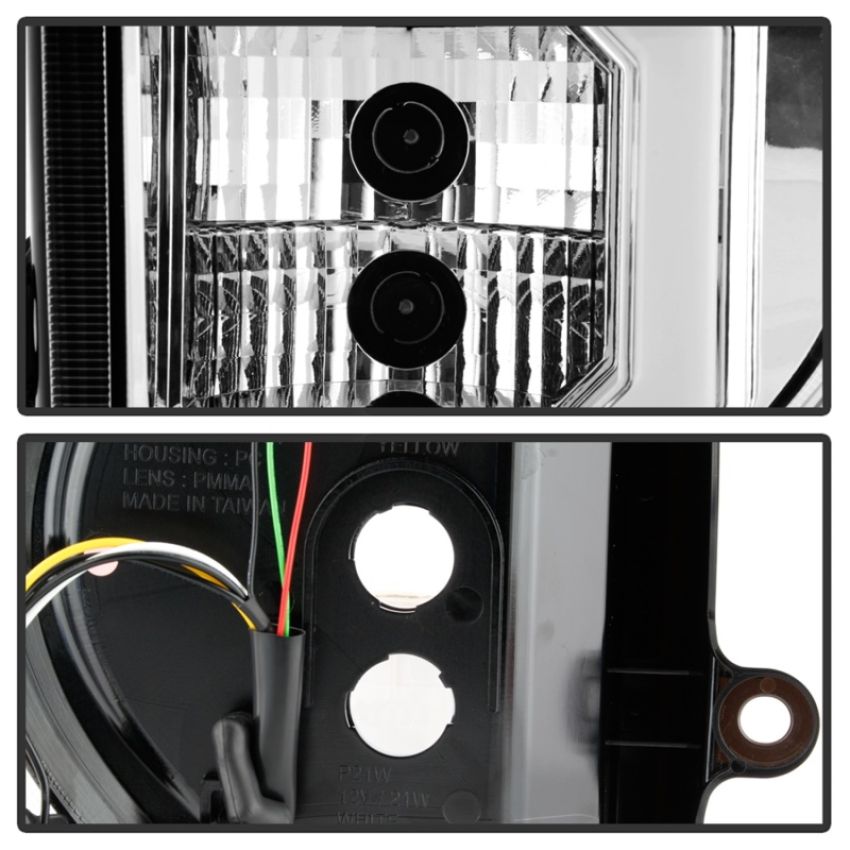 SPYDER 5086525 LED Tail Lights - Chrome