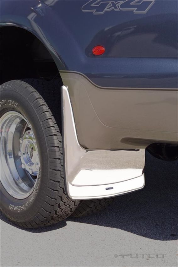 Putco 79551 99-10 Ford SuperDuty Dually (Rear) Form Fitted Mud Skins