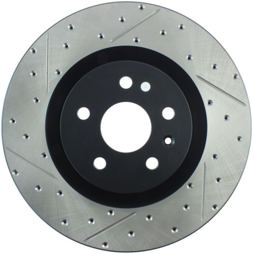 Stoptech 127.62124R Slotted & Drilled Sport Brake Rotor