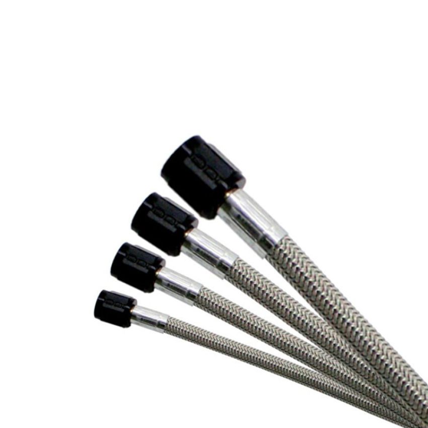 Nitrous Express 10040 3AN SS Braided Hose Black, 40 inch