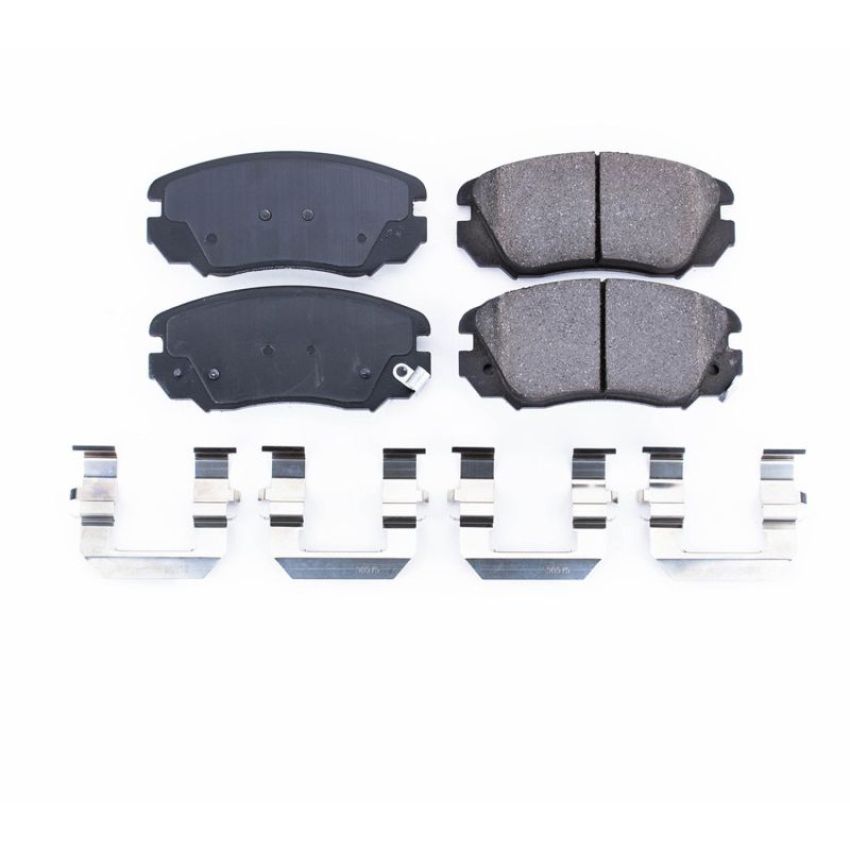 PowerStop 17-1421 PowerStop - Z17 Low-Dust Ceramic Brake Pads with Hardware