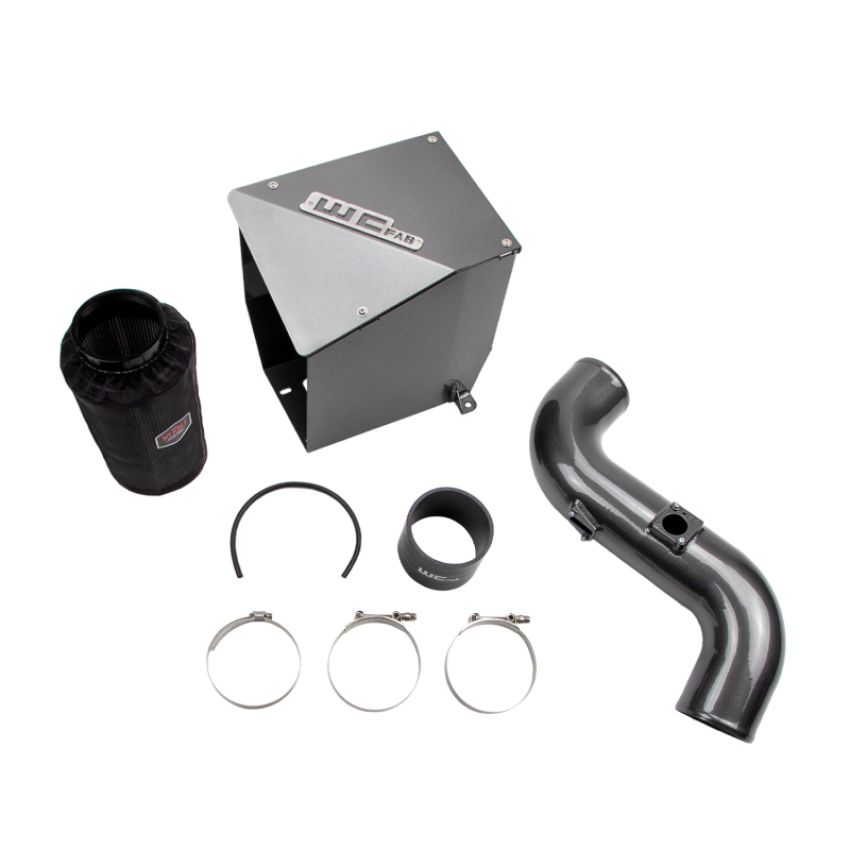 Wehrli WCF100194-CR 11-16 Duramax LML 4in Intake Kit - Candy Red
