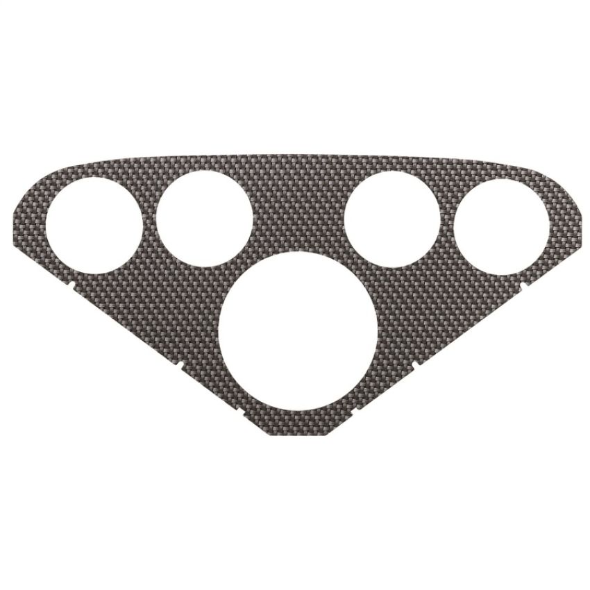 AutoMeter 2124 FACEPLATE FOR #2208, OPTIONAL, SILVER CARBON LOOK