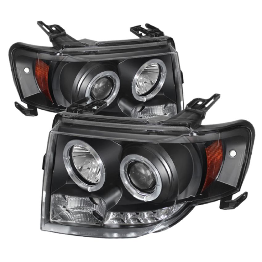 SPYDER 5074225 Projector Headlights - DRL - Black