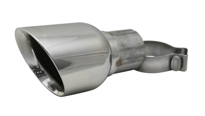 Corsa Performance TK008 Single 4.5in. Polished Pro-Series Universal Tip Kit (2.75in. Inlet-Clamp Include
