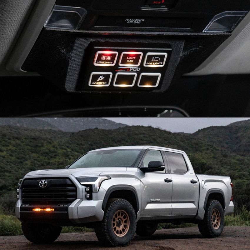 SPOD 870091 Mini6 SourceLT Vehicle Kit - Toyota 2022-On Tundra