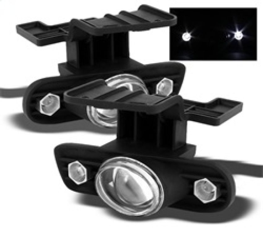 SPYDER 5015822 Projector Fog Lights w/Switch - Clear