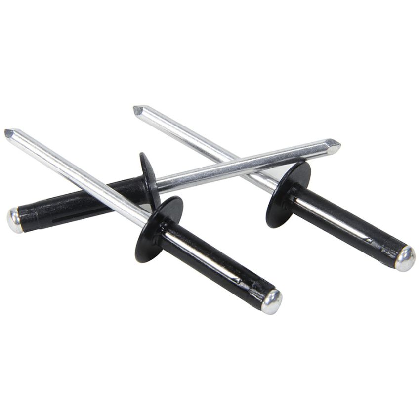 ALLSTAR PERFORMANCE ALL18187 Md Hd Rivet 250Pk Black Flange Type Alum Mandrel