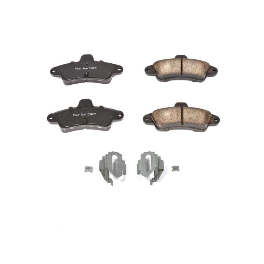 PowerStop 17-661 PowerStop - Z17 Low-Dust Ceramic Brake Pads with Hardware