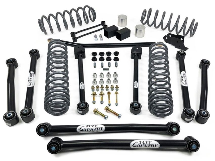 Tuff Country 44105 18-23 Jeep Wrangler JLU (4 door Models Only) 4in Lift Kit EZ-Flex (No Shocks)