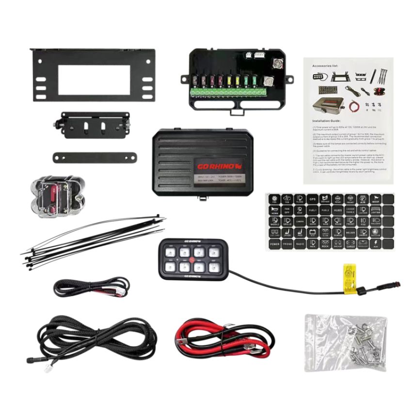 Go Rhino 758CHSCW Xplor 8 Channel Switch Controller - Blk