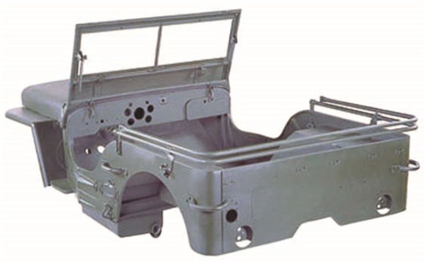 OMIX 12001.02 Steel Body Kit- 44-45 Willys MB