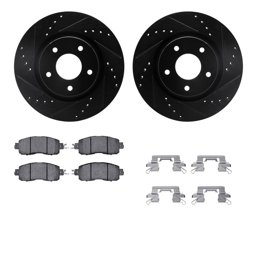 Dynamic Friction 8512-67122 Rotor Kit